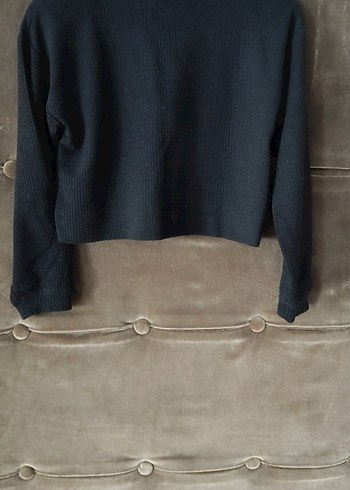 Zara Kız Çocuk Siyah Triko Uzun Kollu Kazak - Görsel 3