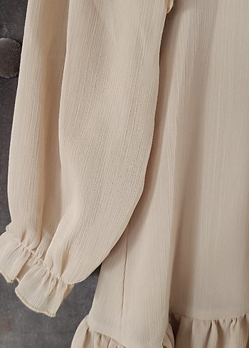 H&M Şifon Elbise - Görsel 3