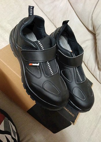 Siyah Erkek iş ayakkabısı Ayakkabı - Görsel 2