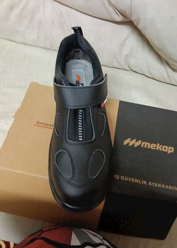 Siyah Erkek iş ayakkabısı Ayakkabı - Görsel 4