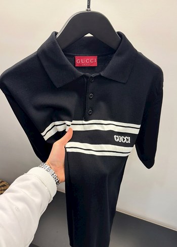 Gucci Siyah Pamuklu Erkek Polo Tişört - Görsel 3