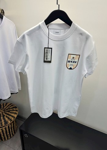 Rhude Beyaz Baskılı Erkek Tişört - Görsel 2