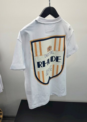 Rhude Beyaz Baskılı Erkek Tişört - Görsel 3
