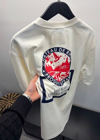 Rhude Beyaz Baskılı Erkek Tişört - Görsel 4