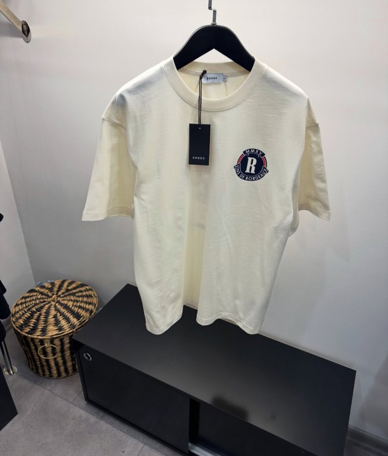 Rhude Beyaz Baskılı Erkek Tişört - Görsel 2