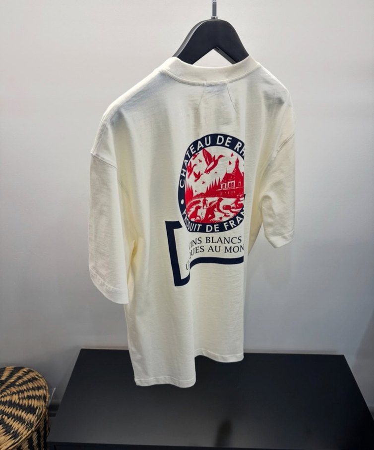 Rhude Beyaz Baskılı Erkek Tişört - Görsel 3