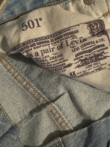 s Beden mavi Renk Levis 501