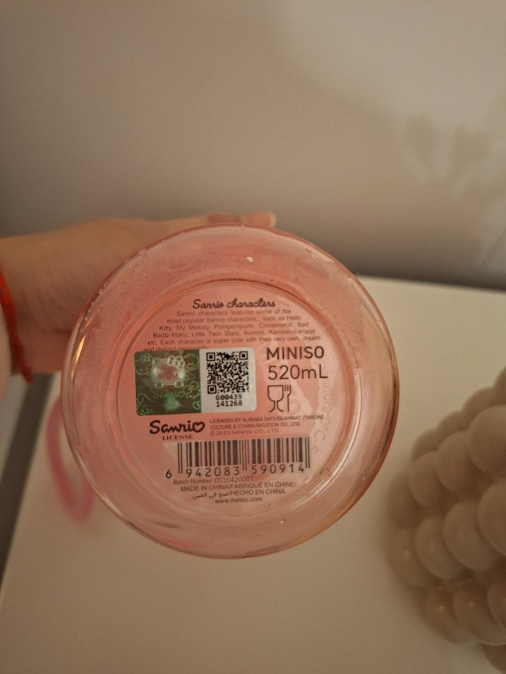 Miniso lisanlı My melody su şişesi - Görsel 3