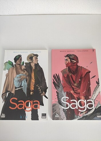 Saga çizgi roman 1, 2 ciltler