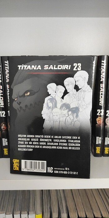 Titana saldırı 23 / attack on titan manga