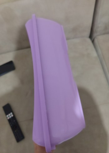 Pastel Mor Kedi Tuvalet Kabı ve Kürek - Görsel 2