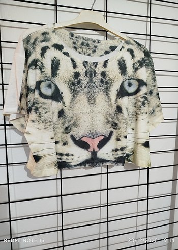Leopar Desenli bluz - Görsel 3