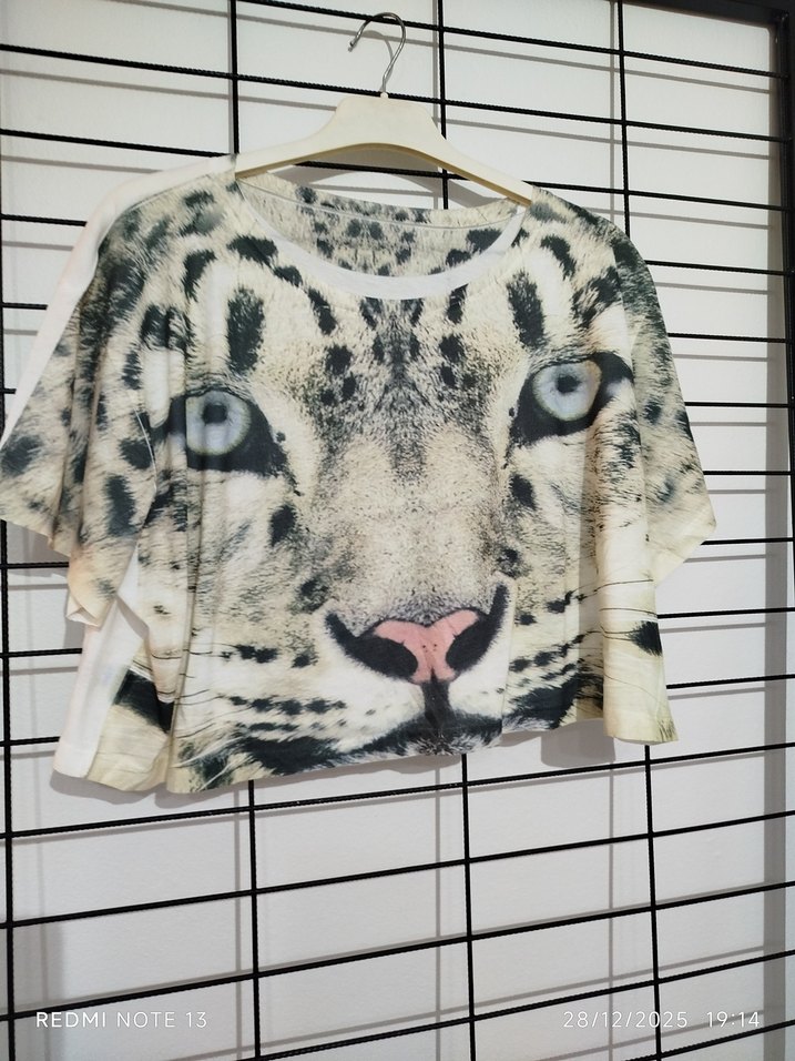 Leopar Desenli bluz - Görsel 2