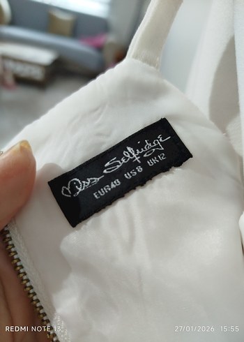 Beyaz Keten Mini Tulum - Görsel 9