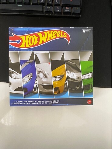 hot wheels 6lı alman set