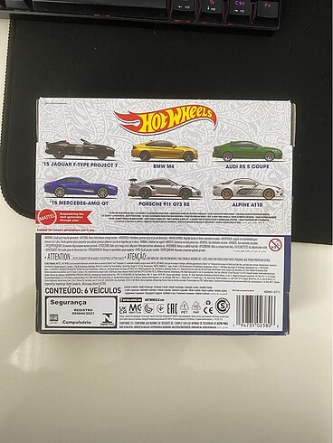  Beden hot wheels 6lı alman set