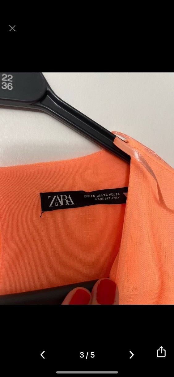 Zara mını elbise - Görsel 3