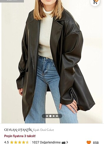 Bershka deri ceket