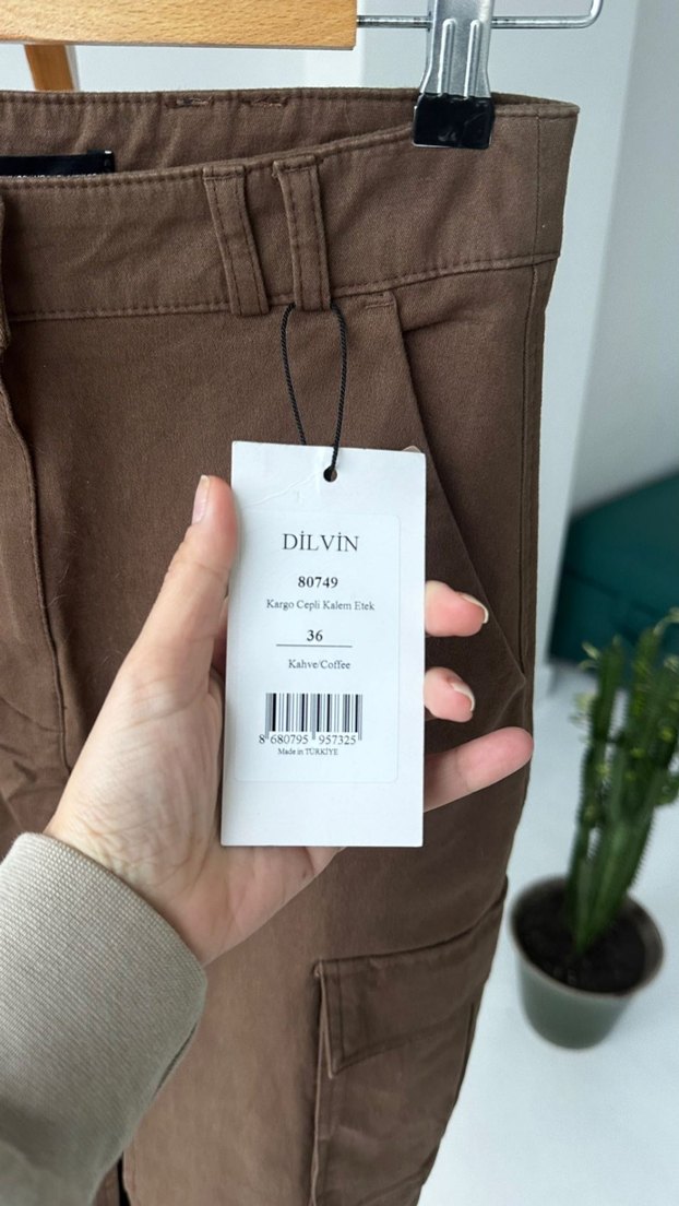 Kahverengi Midi  Etek - Görsel 2