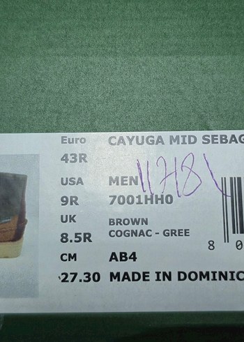 Sebago Cayuga orjinal bot - Görsel 7