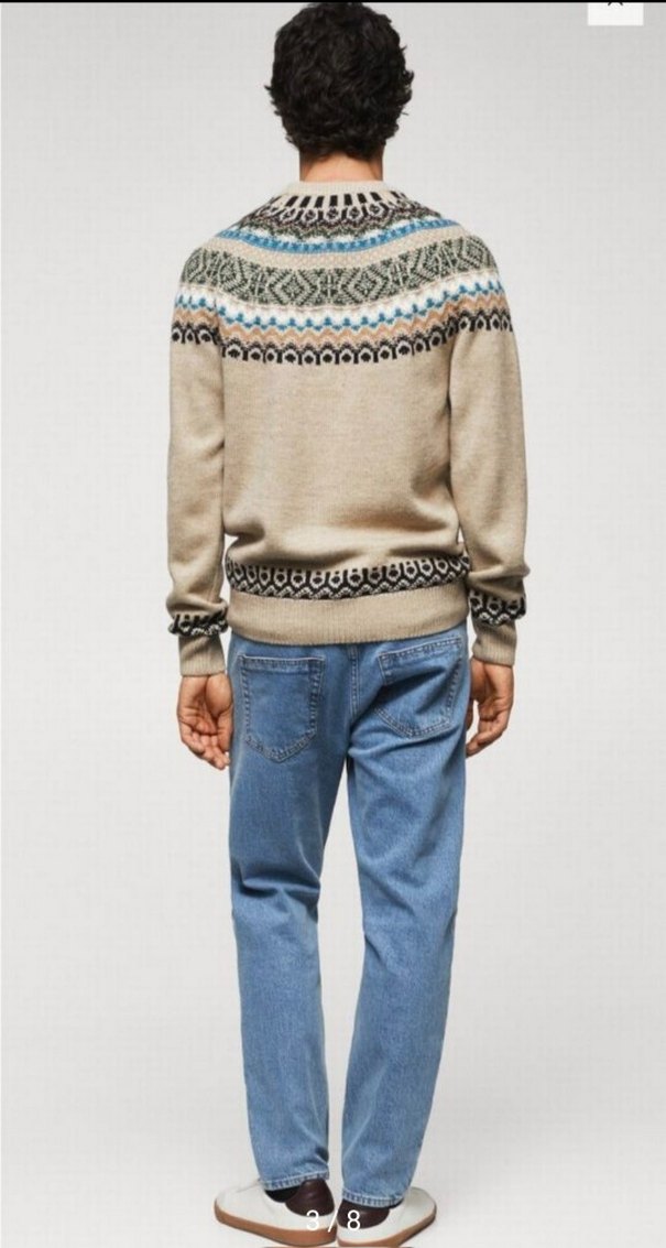 Orjinal mango yünlü kazak - Görsel 2