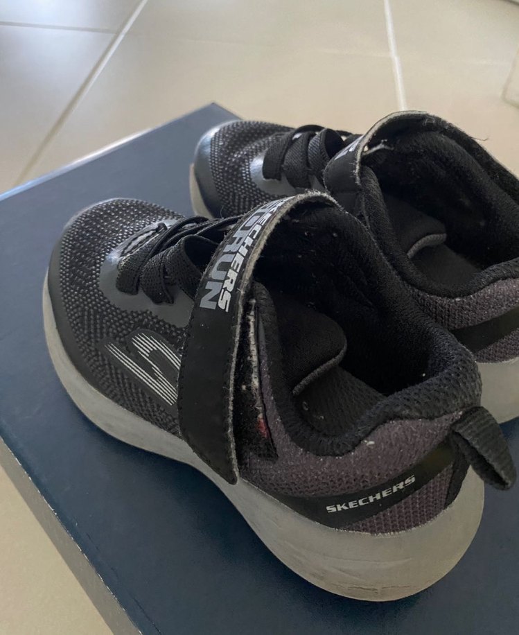 Skechers Go Run Erkek Çocuk Siyah Spor Ayakkabı - Görsel 3