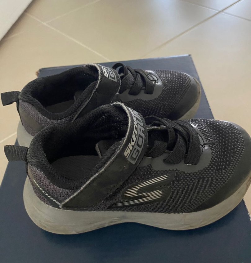 Skechers Go Run Erkek Çocuk Siyah Spor Ayakkabı - Görsel 2