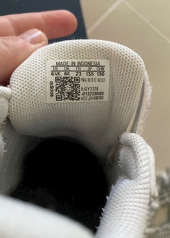 Kız Çocuk Beyaz Cırt Cırtlı Spor Ayakkabı - Görsel 4