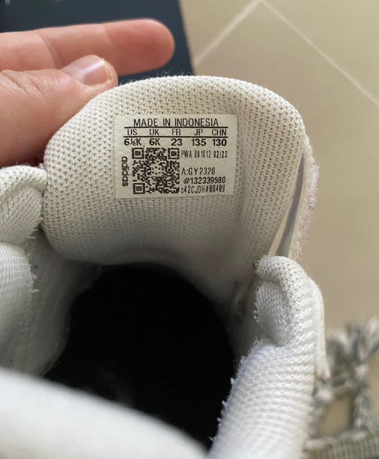 Kız Çocuk Beyaz Cırt Cırtlı Spor Ayakkabı - Görsel 4