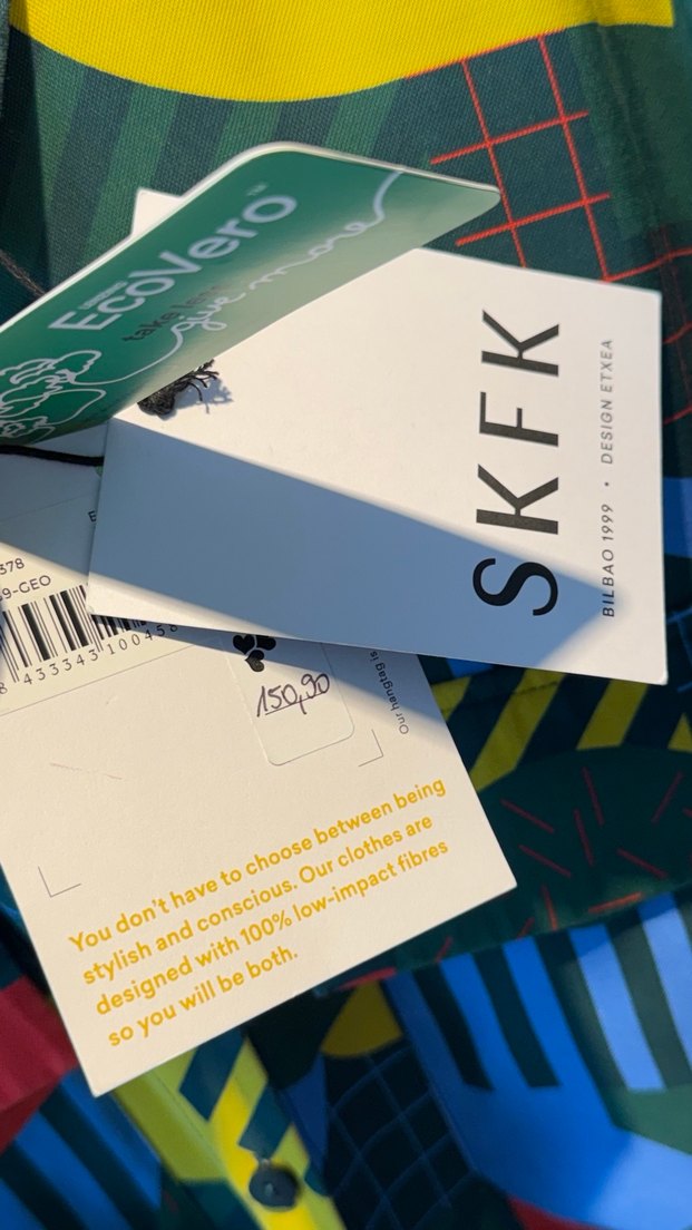 Renkli Desenli Uzun Retro Elbise - Görsel 5