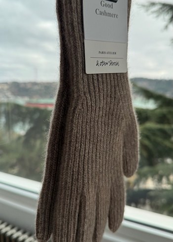 & OTHER STORIES Cashmere Bej Eldiven  - Görsel 2