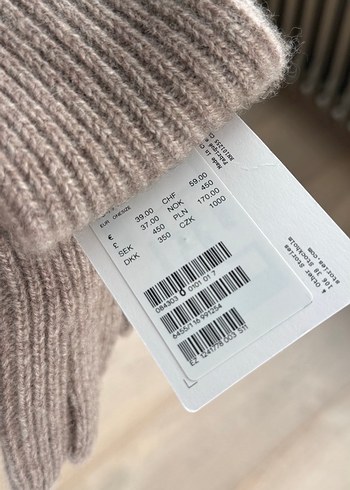 & OTHER STORIES Cashmere Bej Eldiven  - Görsel 6