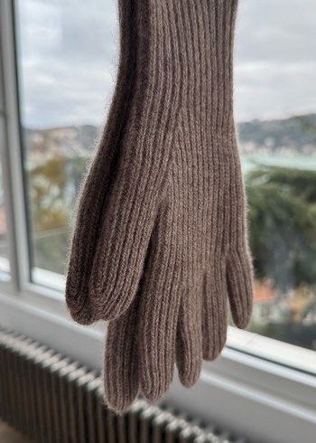 & OTHER STORIES Cashmere Bej Eldiven  - Görsel 3