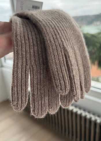 & OTHER STORIES Cashmere Bej Eldiven  - Görsel 4