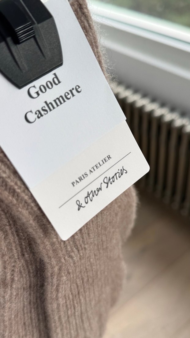 & OTHER STORIES Cashmere Bej Eldiven  - Görsel 5