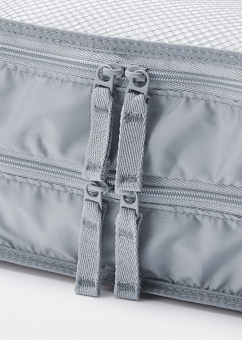 Gri Seyahat Düzenleyici Çanta S Boy Çift katlı 1 adet !! - Görsel 2