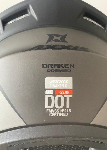 Axxis Draken S Mp4 1 Dot ve Ece 22.06 Vizörlü Motorsiklet Kaskı - Görsel 6