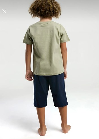 U.S Polo Assn. US Polo Assn. Erkek Khaki Tişört+şort takım