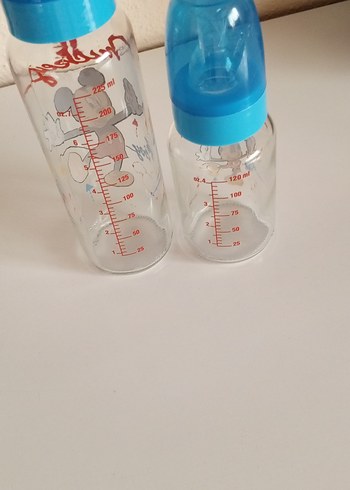 Mavi Mickey Bebek Biberon Seti - Görsel 2