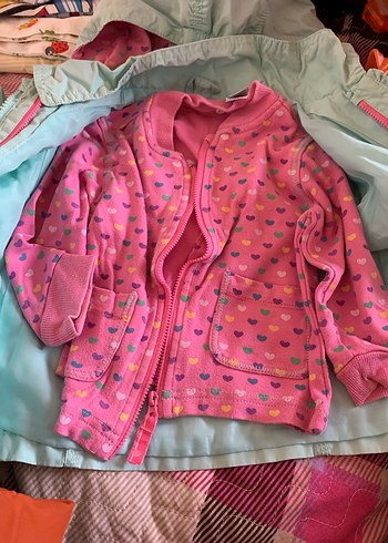 C&a Kız Çocuk Fermuarlı çiftli Yağmurluk - Görsel 5