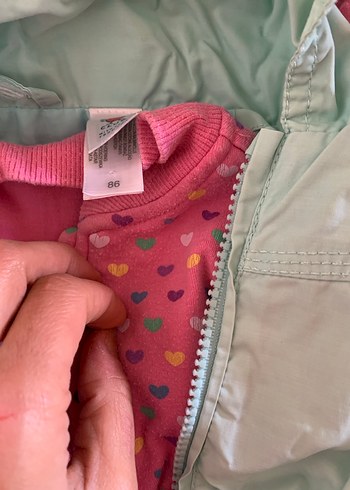 C&a Kız Çocuk Fermuarlı çiftli Yağmurluk - Görsel 4