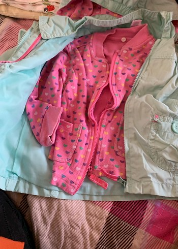 C&a Kız Çocuk Fermuarlı çiftli Yağmurluk - Görsel 2