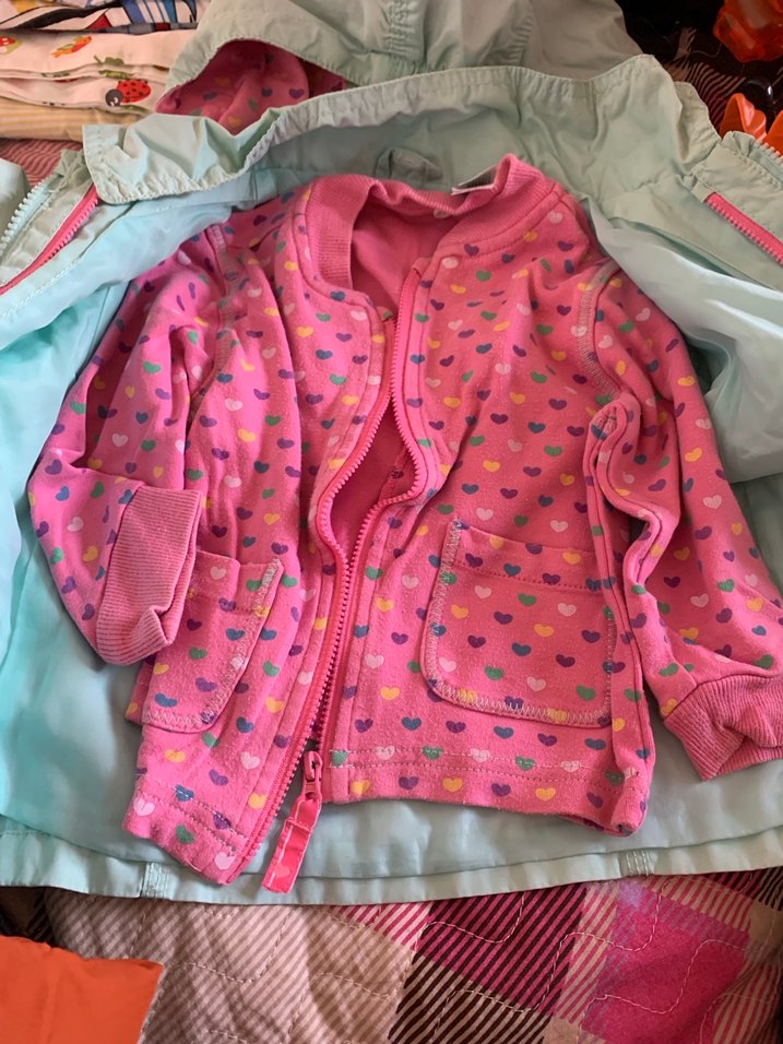 C&a Kız Çocuk Fermuarlı çiftli Yağmurluk - Görsel 5