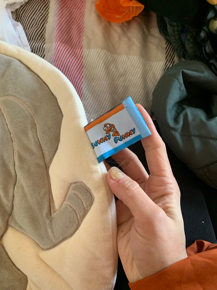 Gri Baskılı Çocuk Uyku Minderi alt açma - Görsel 2