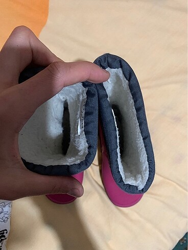 23 Beden pembe Renk çocuk Kar botu