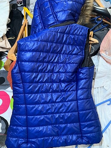 Antik şişme yelek puf yelek - Görsel 5