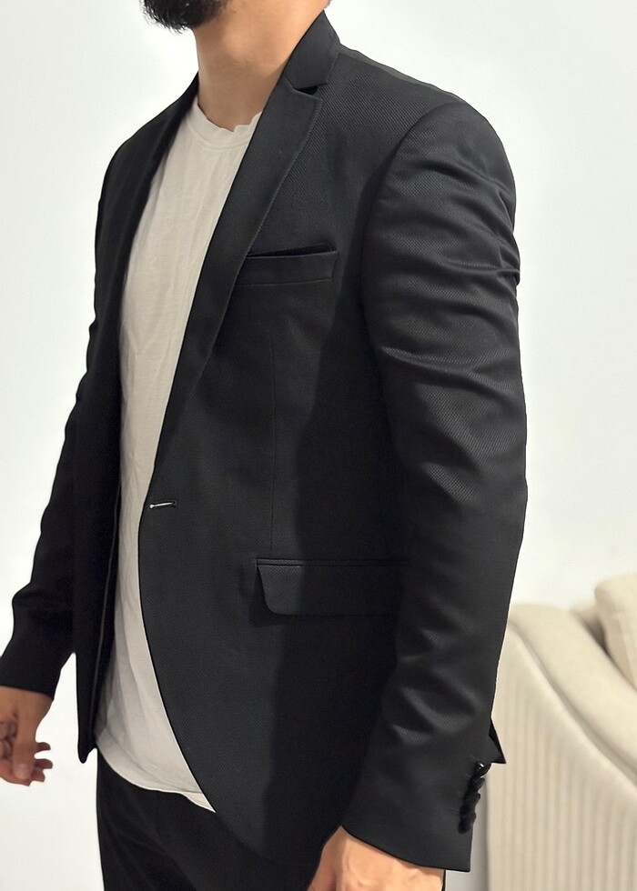 Siyah damatlık takım - Görsel 2