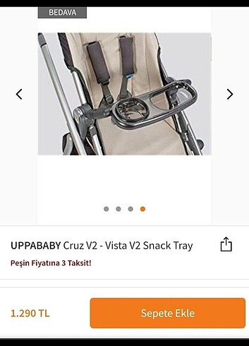UPPAbaby Snack Tray VISTA CRUZ