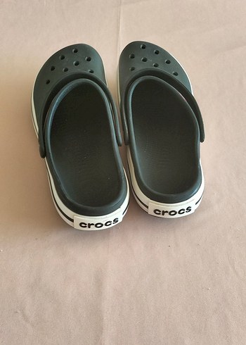 Crocs Siyah Erkek Günlük Terlik Velcro Bantlı