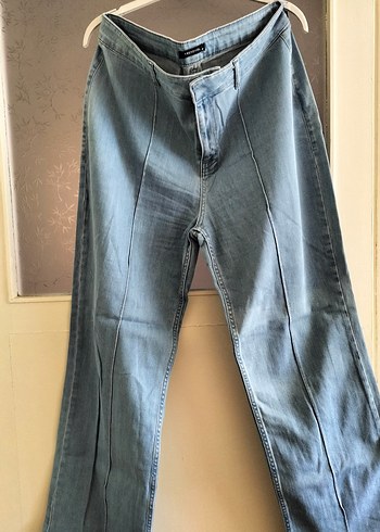 Trendyol & Milla Kadın Mavi Midi Denim Pantolon